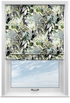 Bali, Green - Roman Blind